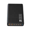 200W Desktop USB C Quick Charger GaN PD Fast Charger 6 Port Mobile Charging Adapter For Laptop iPhone 17 16 15 Samsung Xiaomi