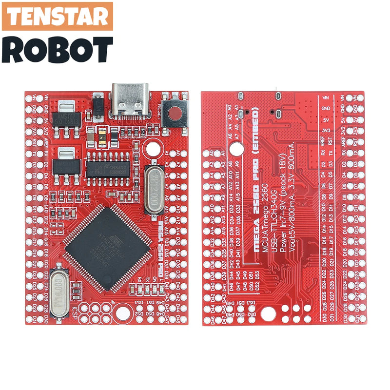 MEGA2560 MEGA 2560 R3 (ATmega2560-16AU CH340G) AVR Type-C USB Development Board for Arduino