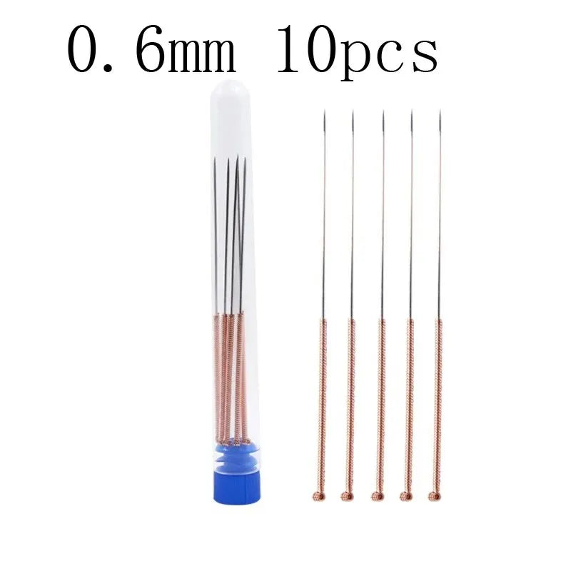 10Pcs Stainless Steel Nozzle Cleaning Needles 0.2mm 0.3mm 0.4mm 0.5mm 0.6mm 0.8mm 1.0mm Drill Bits 3D Printer Parts Accessories
