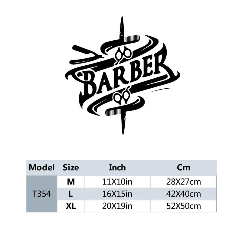 Barbershop Sticker Waterproof Vinyl Wallpaper Home Decor Removable Decor Wall Decals