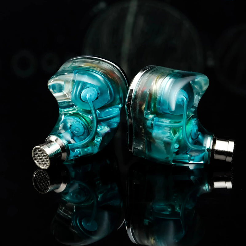 EPZ P40 Star Trails PZT Ceramic In-Ear Earphone HiFi Monitoring Wired Earphone 2DD+1Planar Hybrid Drivers Detachable IEMs Cable
