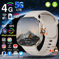 4G/5G Smartwatch 2.4 inch 720*720 Amoled Android 10.0 900W Camera GPS WIFI SIM Card 16GB+256GB RAM 2100Mah Battery Smart Watch