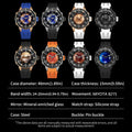 PINDU Design Original New Brand Wristwatches Miyota 8215 Planet Theme Series Mechanical Watch Men's Curved - Visuel 6 | SAMAG