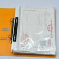 Colorful A5 Binder 2-Hole Punched Paper File Cover Document Organizer A5 Folder For Documents
