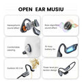 Bone Conduction Wireless Bluetooth Headphones Bluetooth 6.0 Sport Earphones Water And Sweat Proof Headset HD Call  Bluetooth Headphones With Mic