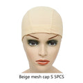 5 Pcs/lots Dome Caps Mesh Caps Wig Caps for Making Wigs Weaving Caps Hair Nets Elastic Nylon Breathable Mesh Hairnets