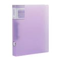 Clear Plastic Files A4 Binder 2-Rings Folder For Documents A4 Paper File Organizer 2-Ring Binder A4 Filing Cabinet