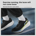 easy installation Automatic Shoelaces Without ties Black white Swivel Buckle Laces Thick Rope Sneakers Shoelace Shoe Accessories
