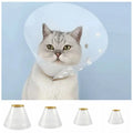 Plastic Cat Recovery Collar Adjustable Anti-bite Pet Protective Collar Transparent Waterproof Anti-licking Collar Pet Recovery