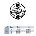 Barbershop Sticker Waterproof Vinyl Wallpaper Home Decor Removable Decor Wall Decals
