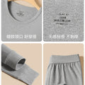100% Pure Cotton Men's Autumn Clothing and Pants Set, Warm Underwear, Solid Color Base Layer, Autumn and Winter Cotton Sweater
