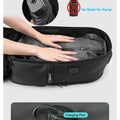 Tigernu Vacuum Backpacks Compression Travel Backpacks 15.6-17 Laptop Backpack Men TSA Anti Theft Backpacks Expandable Schoolbag