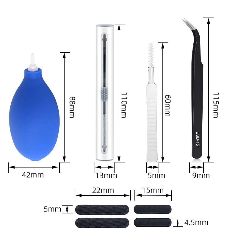KUTOU Dust Plug Type C Mobile Phone Cleaning Kit for iPhone Samsung Huwei Phones Dustproof Cleaning Brush Set iphone Cleaner