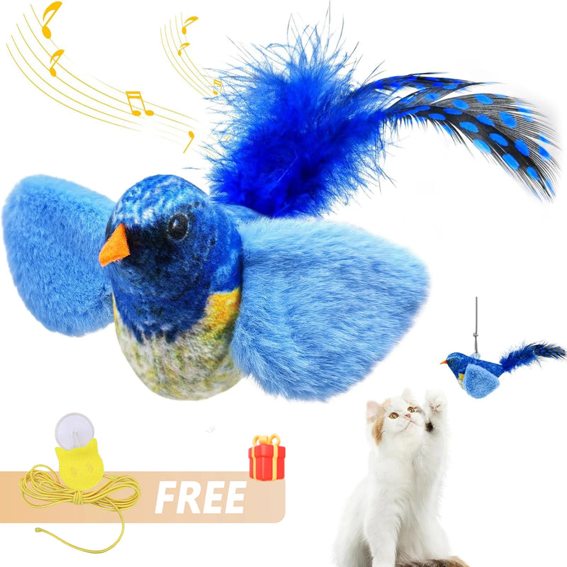 New Cat Interactive Ball Toy Automatic Rolling Ball Faux Tail Rechargeable Smart Pet Electric Toy Dog Cat Training Imitate Mouse