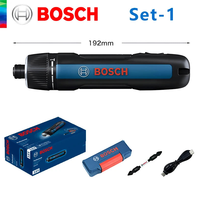 BOSCH GO 3 Cordless Screwdriver 3.6V Lithium - ion Battery Rechargeable Drill with Box GO3 Professional Tool - View 7 | SAMAG