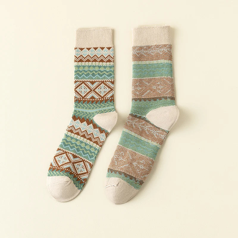 Men's Dress Socks, Cotton Crew 3 Pairs, Breathable | SAMAG