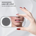 Alarm Clock Bluetooth Speaker, Digital Alarm Clock Radio with LED Mirror Display, Loud Alarm Clock for Heavy Sleepers