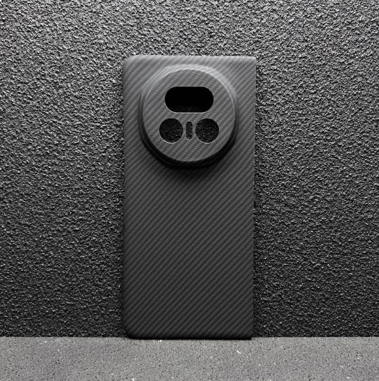 Suitable for Honor Magic V5 Mobile Phone Case, Thin Kevlar Aramid Fiber Magic V5 Carbon Fiber Protective Case, Center Shaft Full-Coverage