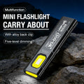 Multi Functional Work Light LED Magnetic Red Blue Flashing mini Outdoor Strong Light Super Bright Maintenance Light Flashlight