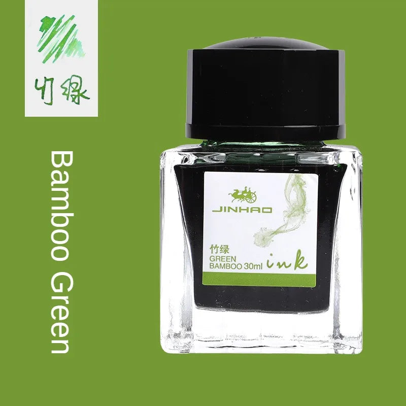 Jinhao Fountain Pen Chinese ink 30ml Color Glass Bottled Ink Writing Drawing ink Cartridge Office School Supplies Stationery
