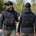 Fishing Tackle Vest Chest Bag for Men Camo Tactical | SAMAG