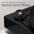 RT85 Turntable with Ortofon Cartridge, Acrylic Platter, Speed Control, and Vibration Isolation - High Fidelity Vinyl Rec