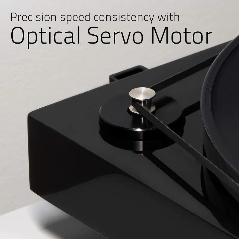 RT85 Turntable with Ortofon Cartridge, Acrylic Platter, Speed Control, and Vibration Isolation - High Fidelity Vinyl Rec