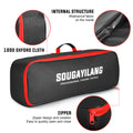 Sougayilang Baitcasting Fishing Rod and Reel Bag Set 1.8-2.4m Telescopic Rod and Metal Spool Fishing Reel for Bass Fishing Pesca