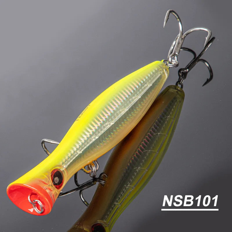 Noeby-Big Game Popper Fishing Lures, Artificial Hard Bait | SAMAG