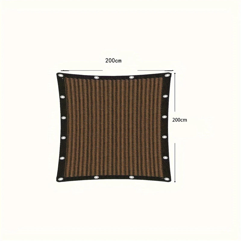Durable Brown Protection Canopy - Outdoor Sun Shade Net | SAMAG