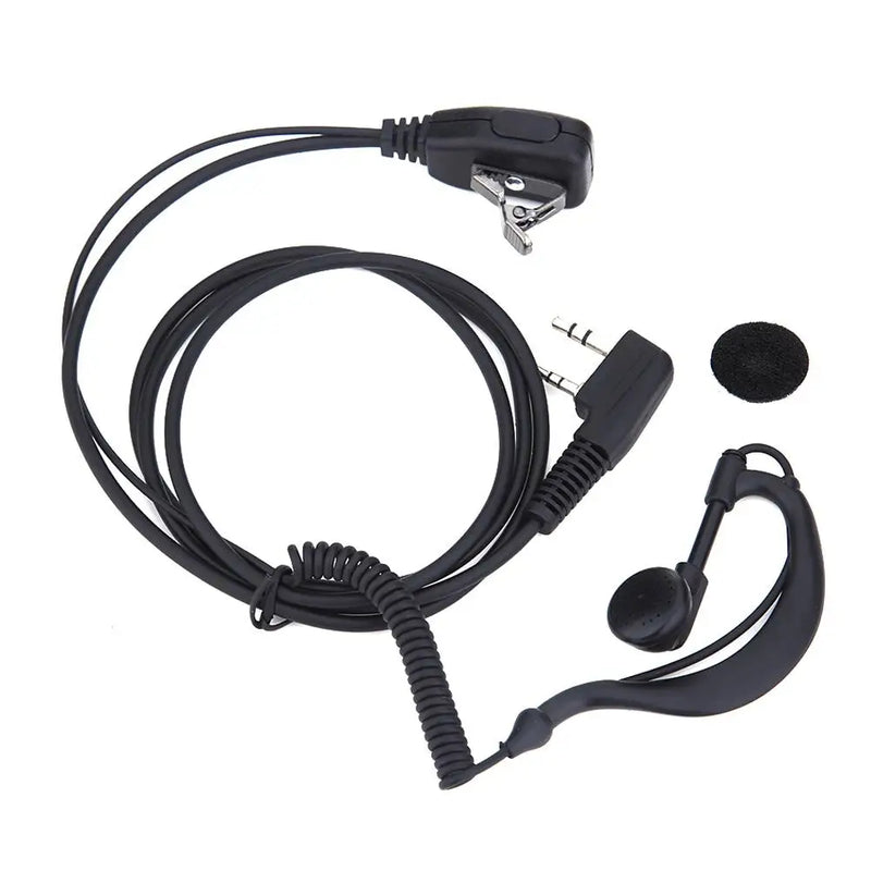 1-5PCS 2 Pin Walkie Talkie Headsets Earpiece Headset PTT MIC for BAOFENG 480 490 320 V6 V7 V8 658 520 530 999 888 777 666S 777S