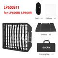 Godox LP400S11 LP600S11 LP1200S11 Grid Softbox for LP400R LP400Bi LP600R LP600Bi LP1200R LP1200Bi LED Video Light Panel