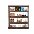 Wood Spice Rack Wall Mount, Wooden Holder, Seasoning Countertop or Tiered Door - View 6 | SAMAG