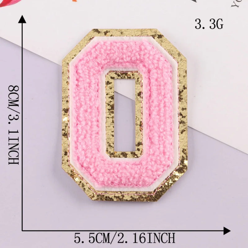 On Clothing Towel English Alphabet Decoration DIY Applique Accessories Patches Clothing Badges Clothes Embroidery Appliques