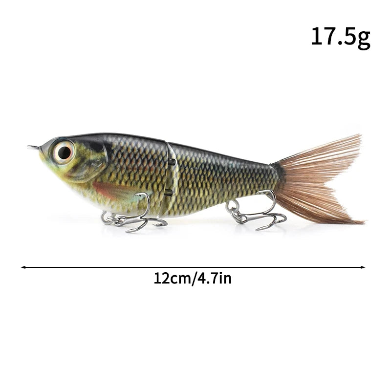 11.5cm 18.5g Balam Glide Bait Swimbait Joint Giant Pike | SAMAG