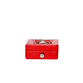 Small/Large Locking Cash Box Double Layer Safe Metal Money with Tray Cover Key Lock/ Password Saving - View 13 | SAMAG