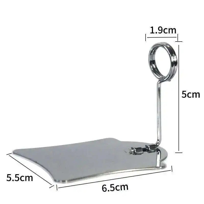 Metal Label Clip Bread Price Card Bakery Cake Shop Card Clip Display Standing | Loripos