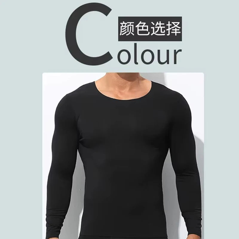 Men's Long Johns Suit Tights Modal Cotton Sweater Male Thin Shirt Leggings Underwear