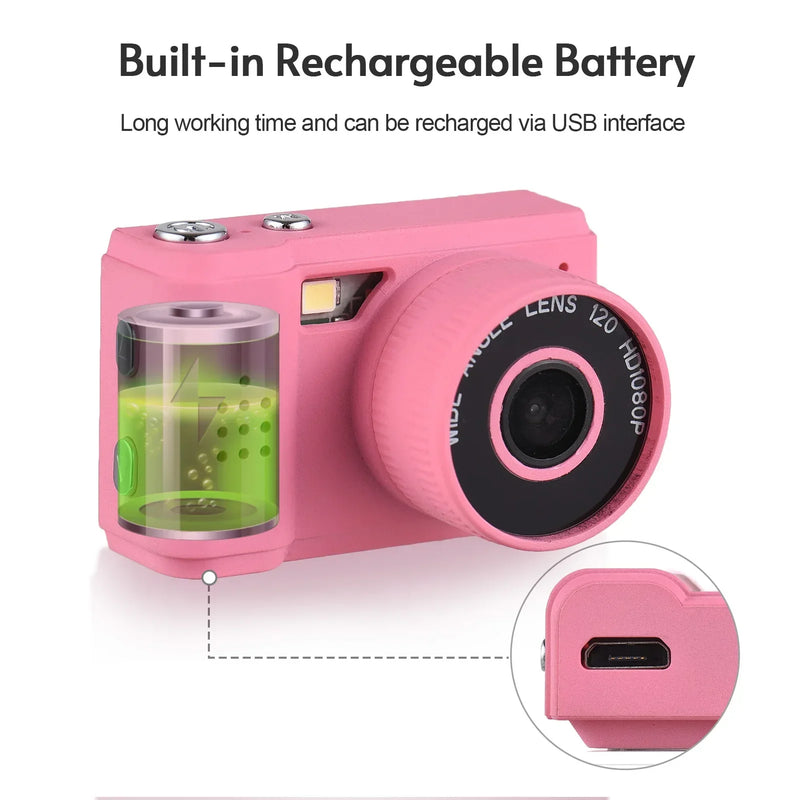 mini camera Mini Digital Video Camera 1080P Camcorder Built-in Battery with LCD Screen Flash for Photo Video mini digital camera