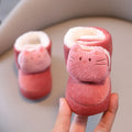 Winter New Cute Cartoon Baby Booties Boy Girl Boots Cotton Soft-Sole Non-Slip Warm Toddler First Walkers Infant Crib Shoes