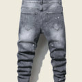 Men's Slim Stretchy Denim Jeans for Pants Tearing | SAMAG