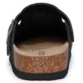 Crestar Women's Vegan Leather Clogs Summer Slip-on Cork Footbed Mules Slippers With Arch Support Unisex Cozy Casual Potato Shoes