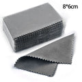 50pcs 10x6.3cm/10x6cm/8x6cm Silver Clean Polishing Cloth Soft Clean Wipe Wiping Cloth For Necklaces Rings Jewelry Clean Tools