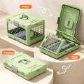 Pet Supplies Portable Pet Air Bag Folding Dog Suitcase Out Car Carrying Large Capacity Cat Checked Transparent Box