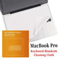 for MacBook Pro 13/15/16 Inch Microfiber Dustproof Laptop Screen Cleaning Cloth Protective Notebook Palm Keyboard Blanket Cover