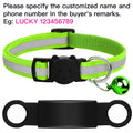 Customized Pet Collar Reflective Cat Collars Free Engraved Puppy Kitten Pet ID Nameplate Necklace With Bell Anti-lost For Cats