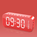 Large LED Screen LED Mirror Screen Alarm Clock Portable Dual Alarm Digital Clock Smart Digital Display FM Radio Clock Student