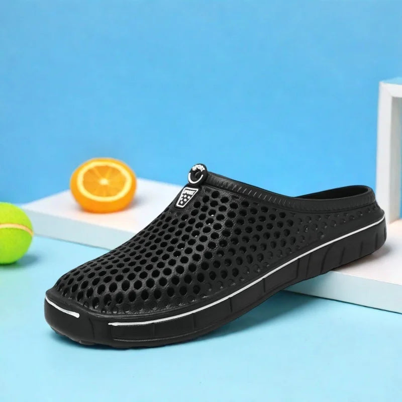 Women's Garden Shoes Lightweight Breathable Slip-resistant Indoor Outdoor Casual Slippers Half Slippers Easy-to-Wear Sandals for Beach And Daily Use