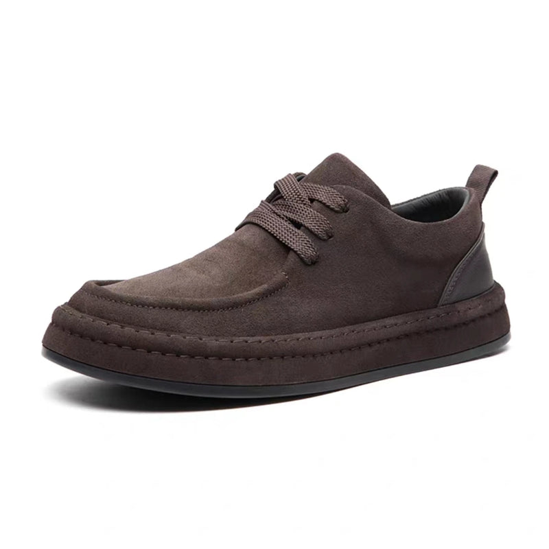 Men's Shoes Are Fashionable Brown Casual Shoes Made of Durable Suede Material Comfortable Walking Shoes Suitable for Daily Wear