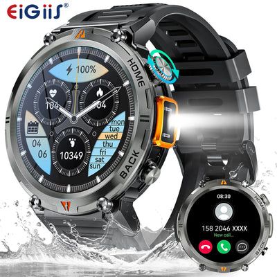 EIGIIS KE3 Bluetooth Call Smartwatch for Men Full Touch | SAMAG